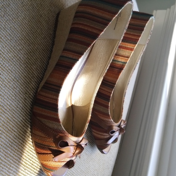 Women's peep-toe slip-on shoes - Picture 2 of 6